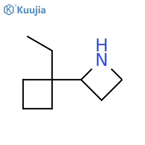 2-(1-ethylcyclobutyl)azetidine structure