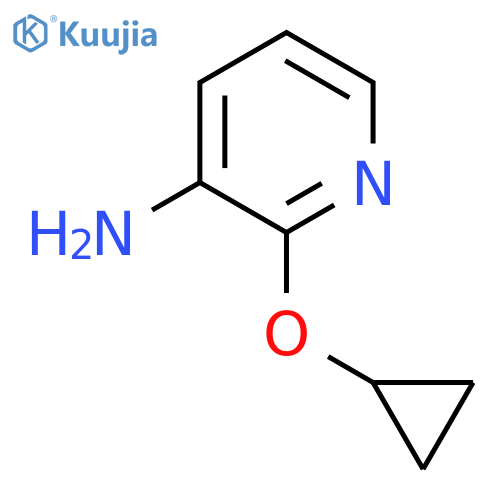 2-cyclopropoxypyridin-3-amine structure