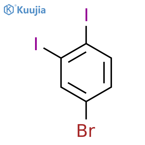 4-Bromo-1,2-diiodobenzene structure