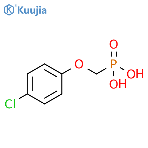 Phosphonic acid, [(4-chlorophenoxy)methyl]- structure