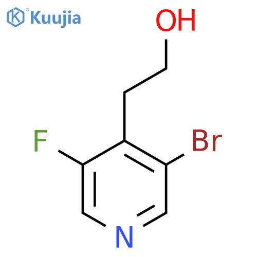 2-(3-Bromo-5-fluoropyridin-4-yl)ethan-1-ol structure