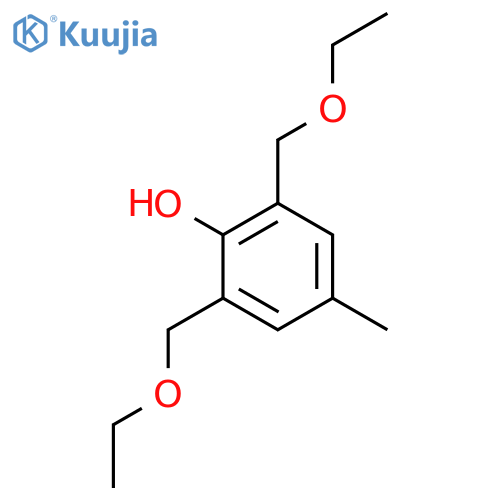 2,6-Bis(ethoxymethyl)-4-methylphenol structure