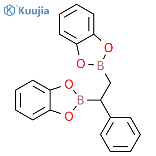 1,3,2-Benzodioxaborole, 2,2'-(1-phenyl-1,2-ethanediyl)bis- structure