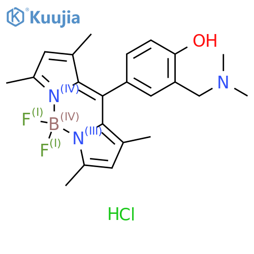 2-((Dimethylamino)methyl)phenol Bodipy Hydrochloride structure