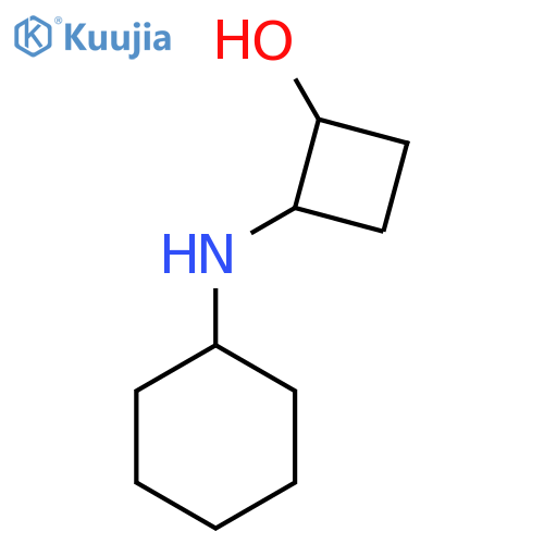 2-(cyclohexylamino)cyclobutan-1-ol structure