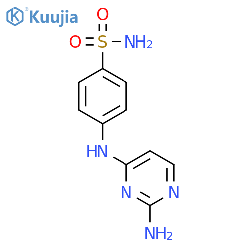 4-(2-aminopyrimidin-4-yl)aminobenzene-1-sulfonamide structure
