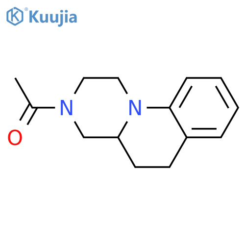 1-(1,2,4,4a,5,6-hexahydro-3H-pyrazino[1,2-a]quinolin-3-yl)ethanone structure