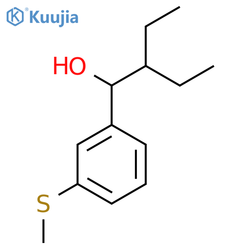 alpha-(1-Ethylpropyl)-3-(methylthio)benZenemethanol structure