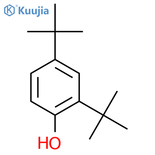 Phenoxy, 2,4-bis(1,1-dimethylethyl)- structure