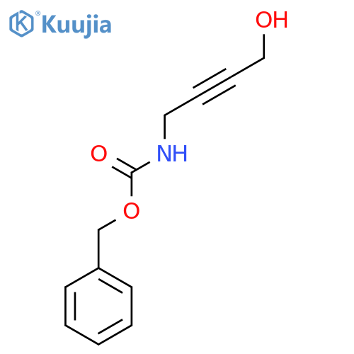 benzyl N-(4-hydroxybut-2-yn-1-yl)carbamate structure