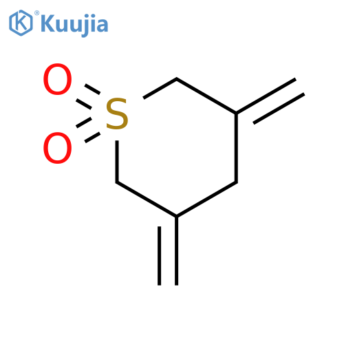 2H-Thiopyran, tetrahydro-3,5-bis(methylene)-, 1,1-dioxide structure