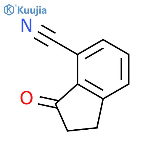 2,3-Dihydro-3-oxo-1H-indene-4-carbonitrile structure