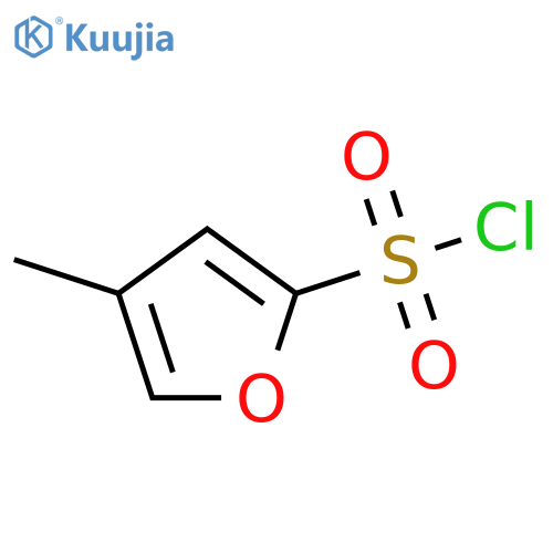 4-methylfuran-2-sulfonyl chloride structure