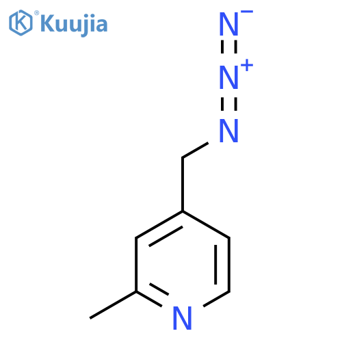 4-(azidomethyl)-2-methylpyridine structure