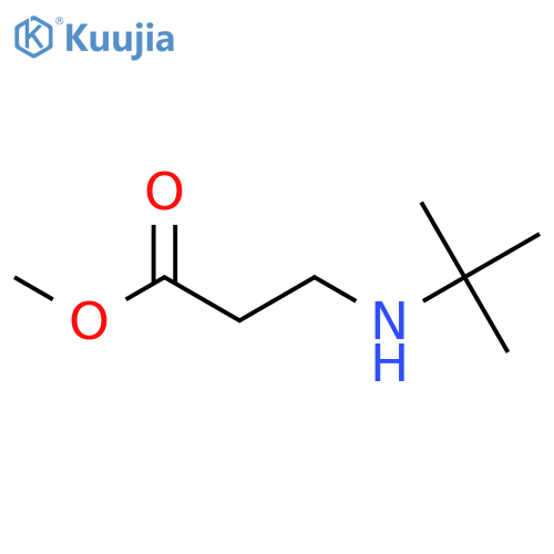 Methyl 3-(tert-butylamino)propanoate structure