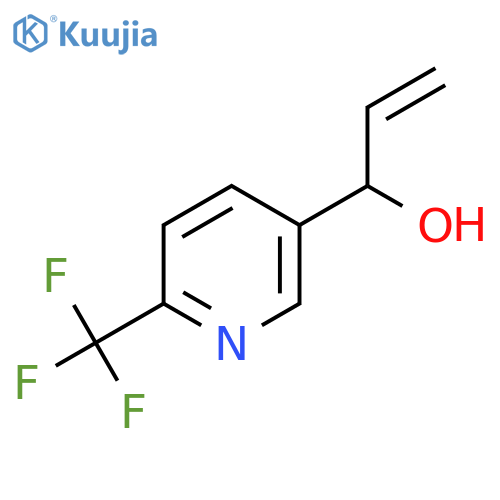 1-6-(trifluoromethyl)pyridin-3-ylprop-2-en-1-ol structure