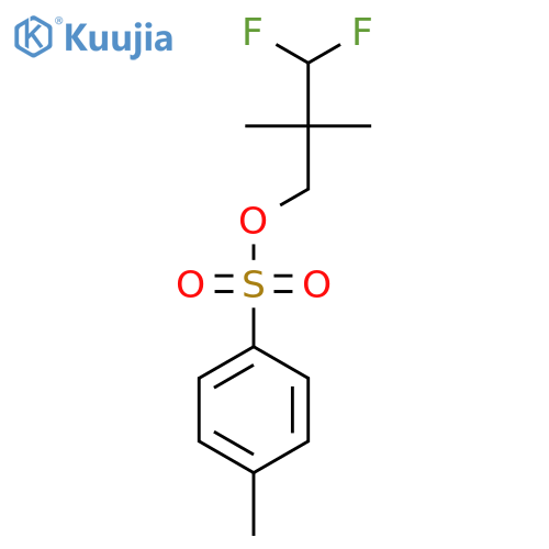 3,3-Difluoro-2,2-dimethylpropyl 4-methylbenzene-1-sulfonate structure