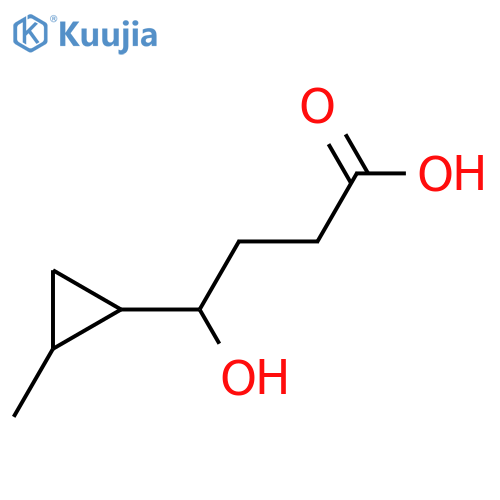 4-hydroxy-4-(2-methylcyclopropyl)butanoic acid structure