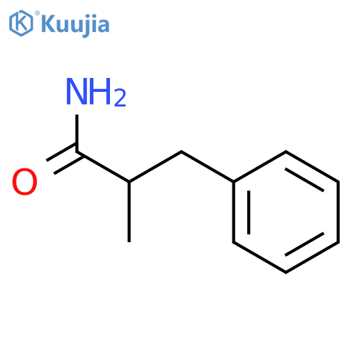 Benzenepropanamide, α-methyl-, (αS)- structure