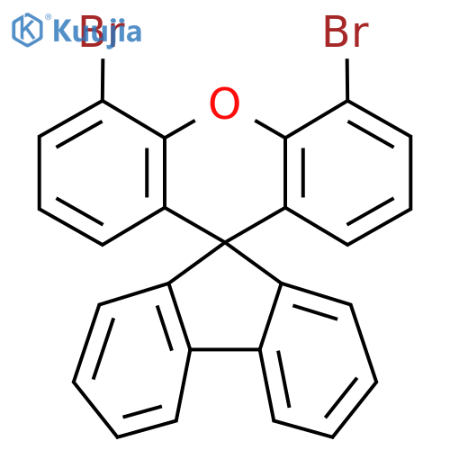 4',5'-Dibromo-Spiro[9H-fluorene-9,9'-[9H]xanthene] structure