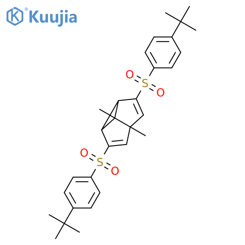 Cyclopropa[cd]pentalene, 2,3-bis[[4-(1,1-dimethylethyl)phenyl]sulfonyl]-2a,2b,4a,4b-tetrahydro-4a,4b-dimethyl- (9CI) structure