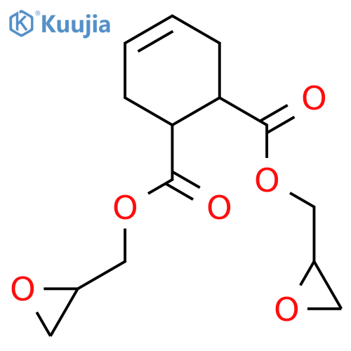 Bis(2,3-epoxypropyl) cyclohex-4-ene-1,2-dicarboxylate structure