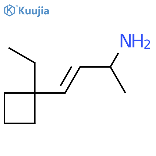 4-(1-ethylcyclobutyl)but-3-en-2-amine structure