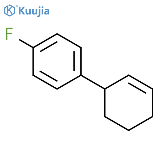 Benzene, 1-(2-cyclohexen-1-yl)-4-fluoro- structure