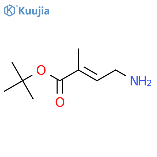 Tert-butyl 4-amino-2-methylbut-2-enoate structure