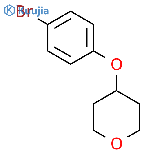 4-(4-Bromophenoxy)tetrahydro-2H-pyran structure