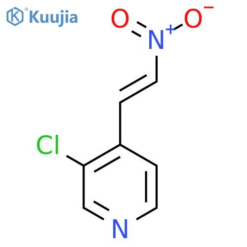 3-Chloro-4-(2-nitroethenyl)pyridine structure
