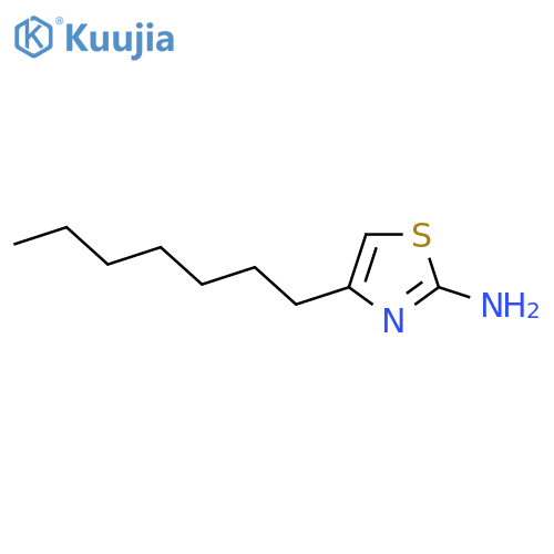 4-Heptyl-1,3-thiazol-2-amine structure