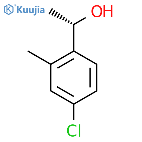 (1S)-1-(4-chloro-2-methylphenyl)ethan-1-ol structure