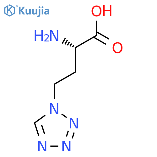 (2S)-2-amino-4-(1H-1,2,3,4-tetrazol-1-yl)butanoic acid structure