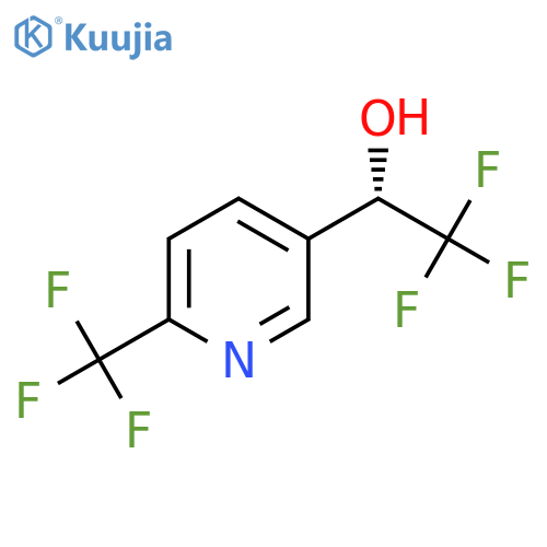 (1S)-2,2,2-trifluoro-1-6-(trifluoromethyl)pyridin-3-ylethan-1-ol structure