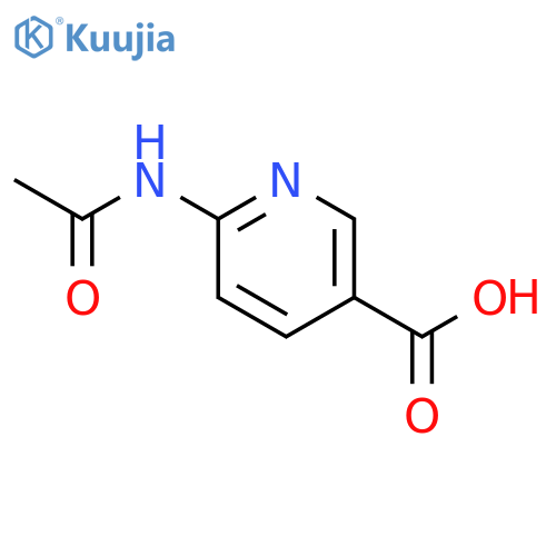 6-Acetamidonicotinic acid structure