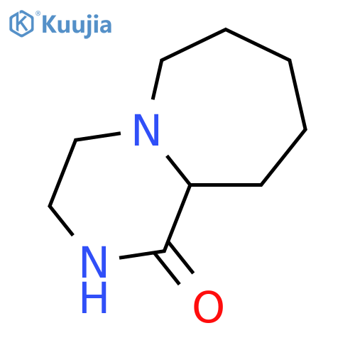 3,4,6,7,8,9,10,10a-octahydro-2H-pyrazino[1,2-a]azepin-1-one structure