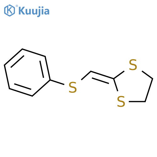 1,3-Dithiolane, 2-[(phenylthio)methylene]- structure