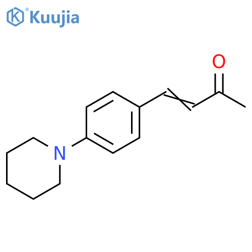 3-Buten-2-one, 4-[4-(1-piperidinyl)phenyl]- structure