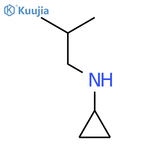 N-(2-methylpropyl)cyclopropanamine structure