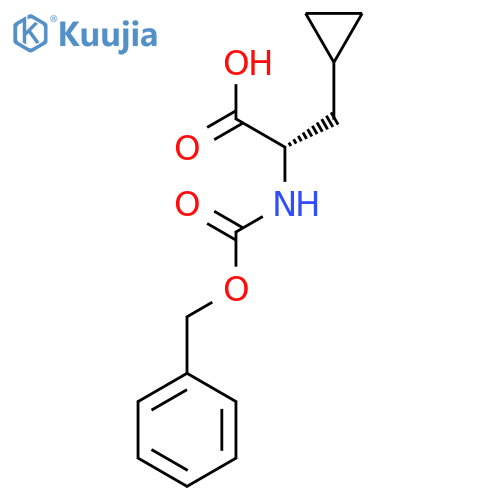 N-Cbz-(S)-3-cyclopropylalanine structure