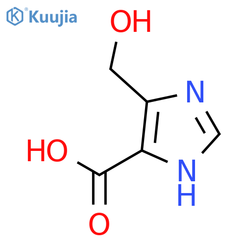 4-(hydroxymethyl)-1H-imidazole-5-carboxylic acid structure