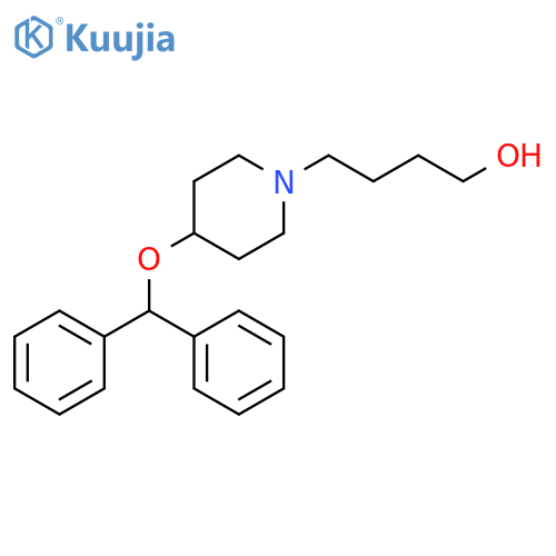 1-Piperidinebutanol, 4-(diphenylmethoxy)- structure