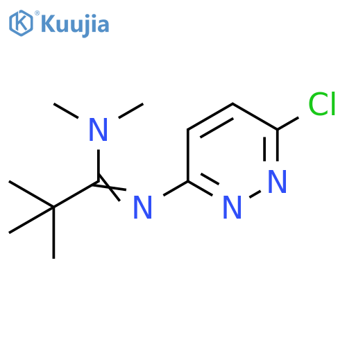 Propanimidamide, N'-(6-chloro-3-pyridazinyl)-N,N,2,2-tetramethyl- structure
