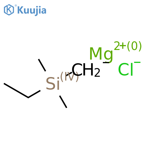 Magnesium;ethyl-methanidyl-dimethylsilane;chloride structure