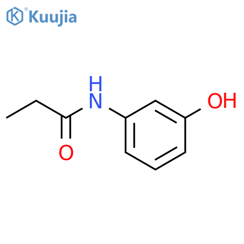 N-(3-Hydroxyphenyl)propanamide structure