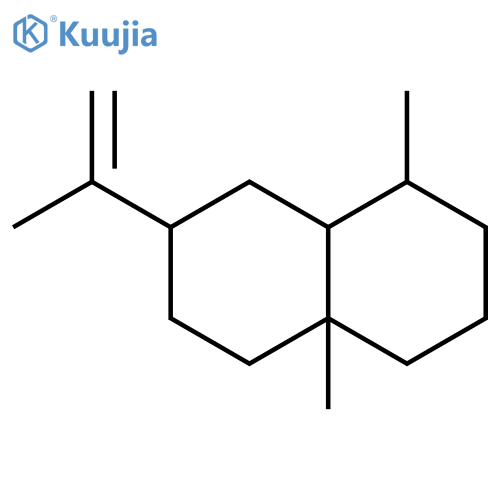 Naphthalene, decahydro-1,4a-dimethyl-7-(1-methylethenyl)- structure