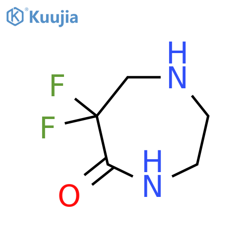 6,6-Difluoro-1,4-diazepan-5-one structure