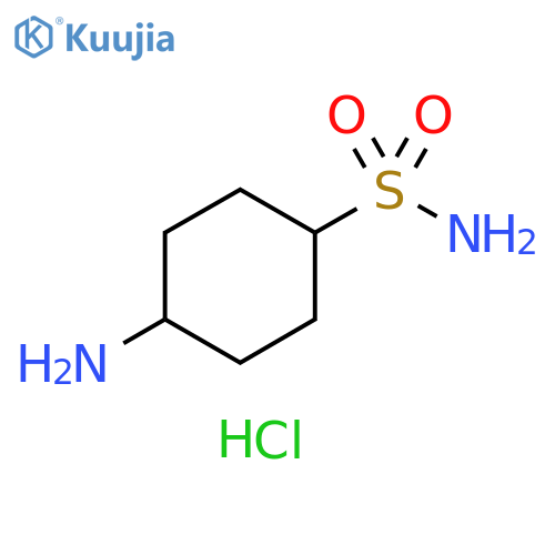 4-aminocyclohexane-1-sulfonamide hydrochloride, Mixture of diastereomers structure