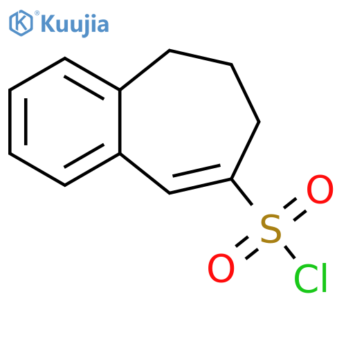 6,7-dihydro-5h-benzo[7]annulene-8-sulfonyl chloride structure